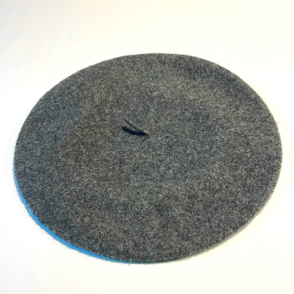 Betmar wool gray beret hat